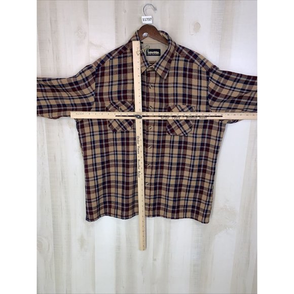Vintage Timber Ridge Plaid Flannel Mens Shirt XL-11737 - Picture 6 of 9